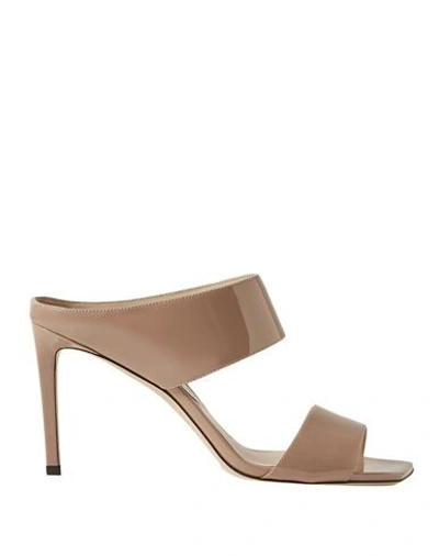 Shop Jimmy Choo Sandals In Pale Pink