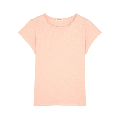 Shop American Vintage Sonoma Pink Slubbed Cotton T-shirt In Light Pink