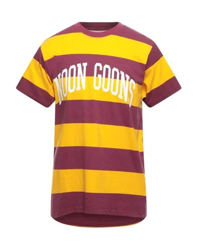 Shop Noon Goons Man T-shirt Yellow Size S Cotton