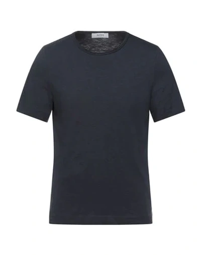Shop Alpha Studio T-shirts In Dark Blue