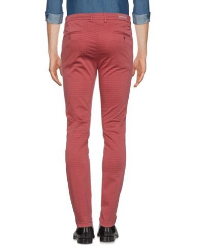 Shop Luca Bertelli Pants In Brick Red