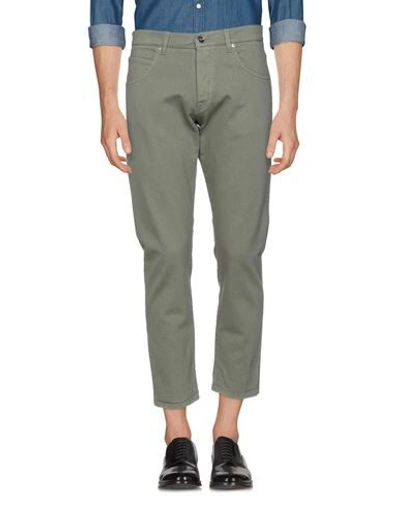 Shop 2w2m Man Pants Military Green Size 38 Cotton