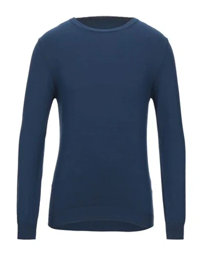 Shop Bellwood Man Sweater Midnight Blue Size 36 Cotton