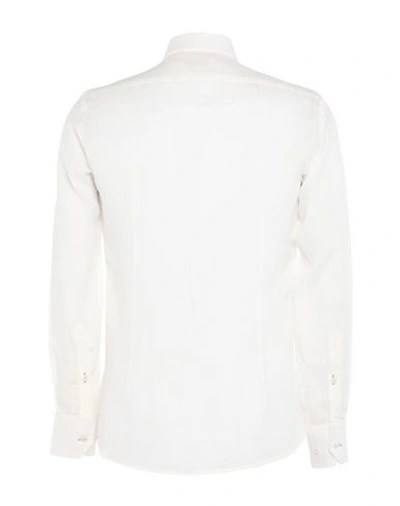 Shop J.w. Sax  Milano Shirts In Ivory