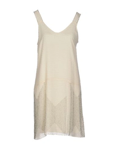 Joie Short Dress In Ivory