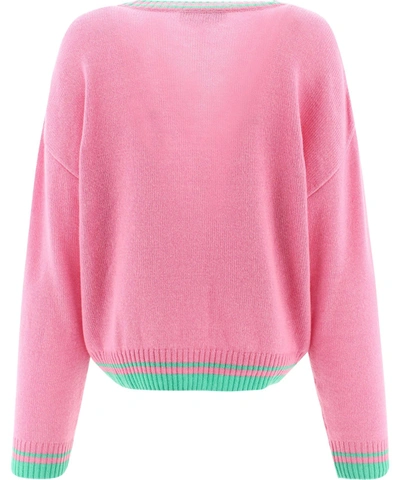 Shop Msgm Women's Pink Other Materials Cardigan