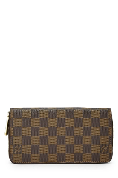 Pre-owned Louis Vuitton Damier Ebene Zippy Continental Wallet