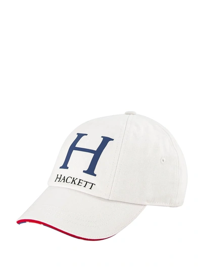 Shop Hackett London Kids Cap For Boys In White