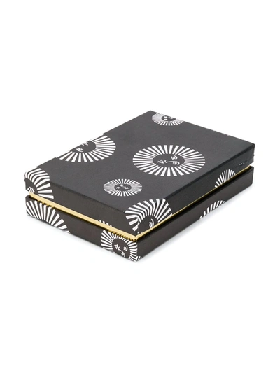 Fornasetti Minareti Rectangular Ashtray In Gold