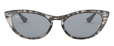 Shop Ray Ban 4314n Cat-eye Sunglasses In Grey
