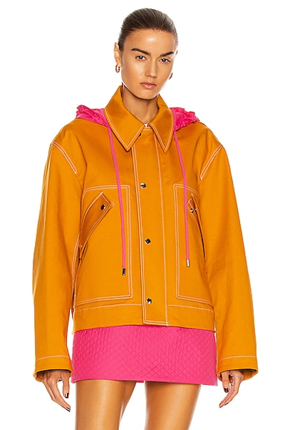 Shop Aknvas Casper Jacket In Turmeric