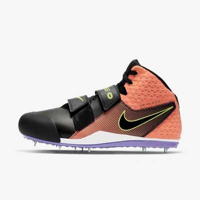Shop Nike Zoom Javelin Elite 3 Track & Field Throwing Spikes In Bright Mango,purple Pulse,white,black
