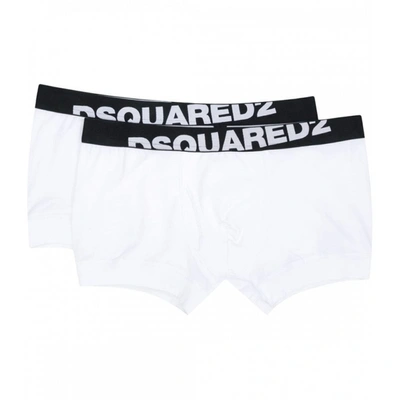 Shop Dsquared2 Twin Pack Trunks In White
