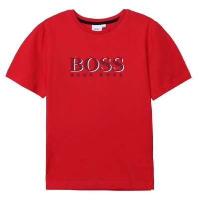 Shop Hugo Boss T-shirt In Red