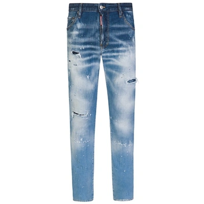 Shop Dsquared2 Distressed Cool Guy Jeans In Pink