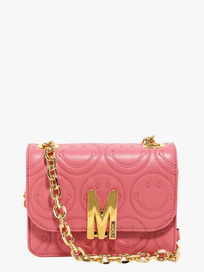 Shop Moschino Shoulder Bag In Pink