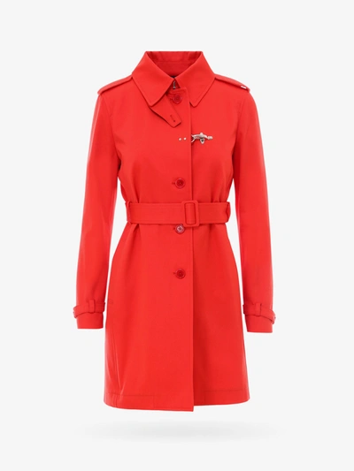 Shop Fay Trench In Red