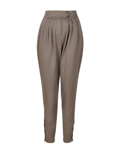 Shop A-line Extended Tab Fastening Trackpants In Oxford-grey