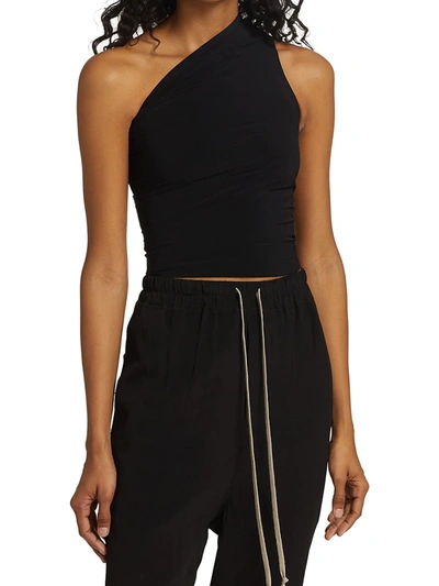 Shop Rick Owens Athena One-shoulder Tank Top In Throat