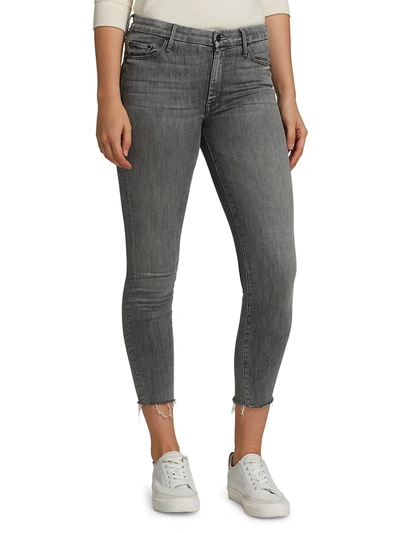 Shop Mother The Looker Ankle Fray Jeans In All Nigther