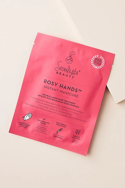 Shop Seoulista Rosy Hands Instant Manicure Hand Mask In Orange