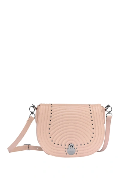 Longchamp Cavalcade Medium Crossbody Bag In Antque Pnk