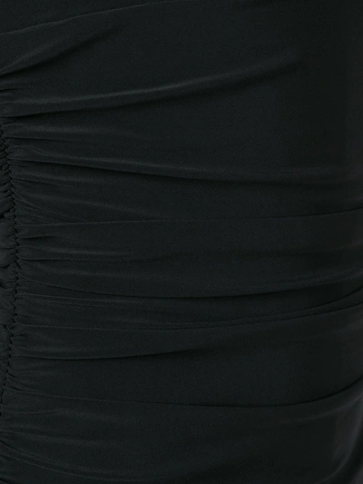 Shop Norma Kamali V-necked Jumpsuit In Black