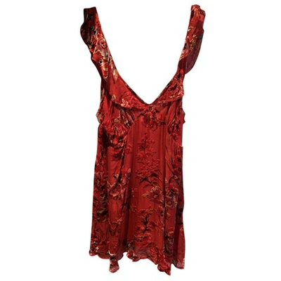 Pre-owned Rat & Boa Red Silk Dress