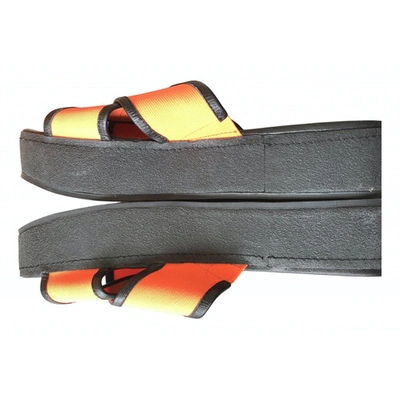 Pre-owned Opening Ceremony Sandals In Orange