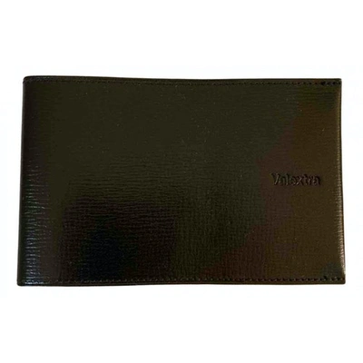 Pre-owned Valextra Leather Small Bag In Black