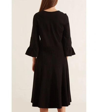 Shop Dorothee Schumacher City Allure Dress In Pure Black