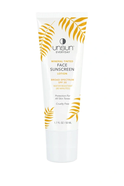 Shop Unsun Everyday Mineral Tinted Face Sunscreen In Tan