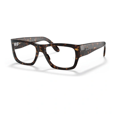 Shop Ray Ban Eyeglasses Unisex Nomad Optics - Havana Frame Clear Lenses Polarized 54-17