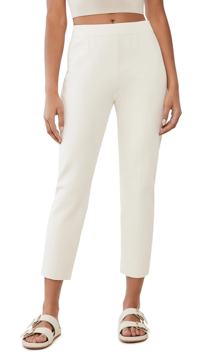 Shop Theory Knit Treeca Pull On Pants In Ivory
