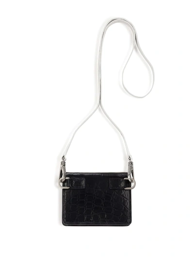 Dolce & Gabbana Heat-stamped Logo Cardholder Bag In Black