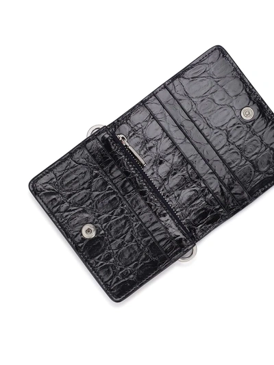 Dolce & Gabbana Heat-stamped Logo Cardholder Bag In Black