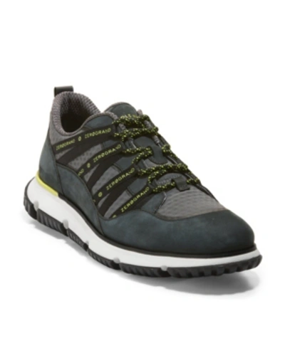 Cole Haan Men's Zerogrand Seventy-five Sport Oxford Men's Shoes In Black/  Grey/ Yellow | ModeSens