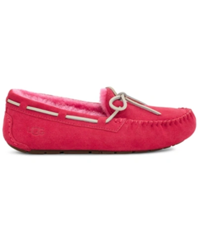 Shop Ugg Women's Dakota Moccasin Slippers In Strawberry Sorbet
