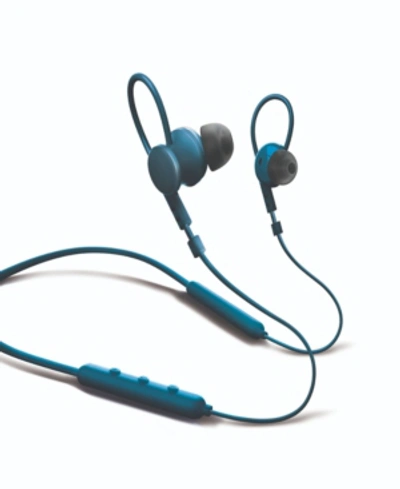 Shop Brookstone Wrap-around Sports Earbuds In Navy