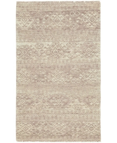 Simply Woven Closeout! Feizy Nizhoni R6319 Mushroom 5'6" X 8'6" Area Rug In Mushroom