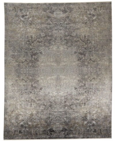 Shop Simply Woven Sarrant R3964 Brown 6'7" X 9'10" Area Rug In Stone