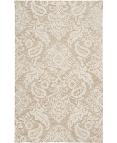 Simply Woven Belfort R8776 Taupe 5' X 8' Area Rug In Taupe