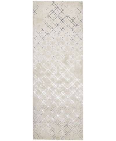 Shop Simply Woven Micah R3047 Beige 2'10" X 7'10" Runner Rug