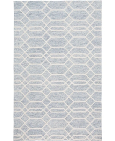 Simply Woven Belfort R8777 Blue 5' X 8' Area Rug In Blue