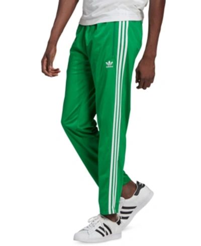 Shop Adidas Originals Men's Primeblue Firebird Track Pants In Green