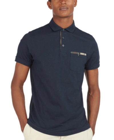 Shop Barbour Men's Corpatch Polo Shirt In Navy