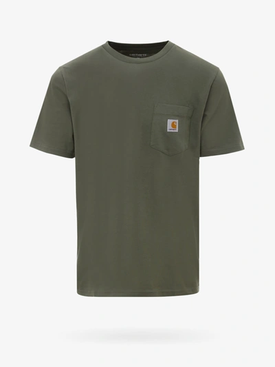 Shop Carhartt S/s Pocket T-shirt In Green