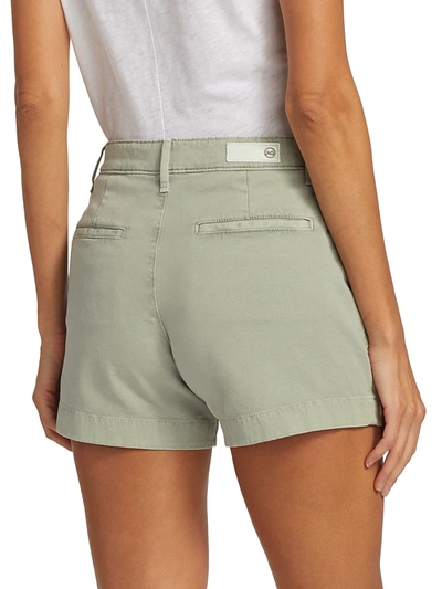 Shop Ag Caden Tailored Shorts In Sulphur Natural Lave