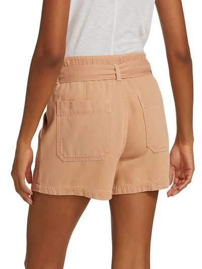 Shop Ag Kai Paperb Shorts In Sulphur Warm Adobe