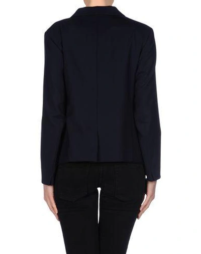 Shop Jil Sander Blazer In Dark Blue